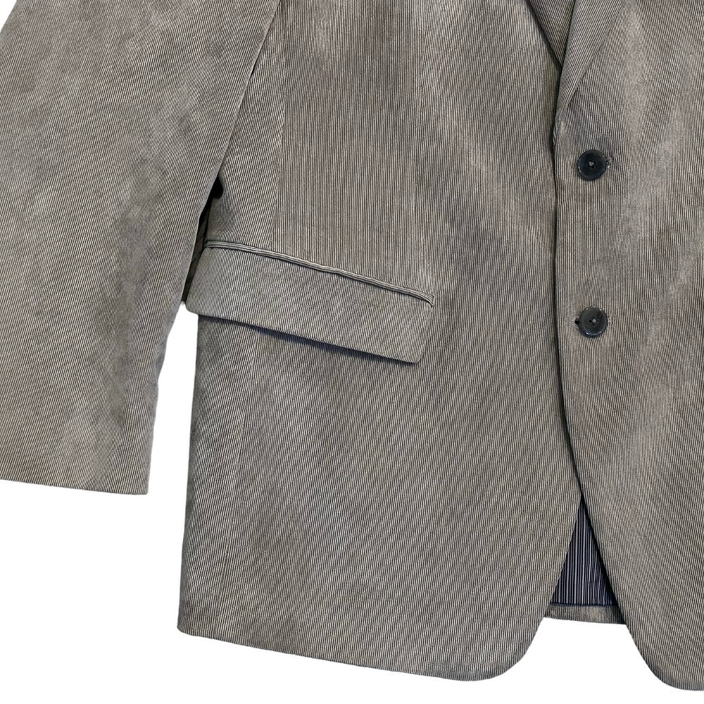 Calvin Klein Men’s Single Breasted Grey/Tan Corduroy Blazer/Sport Coat Sz 40R‌‌‌ - Picture 4 of 9